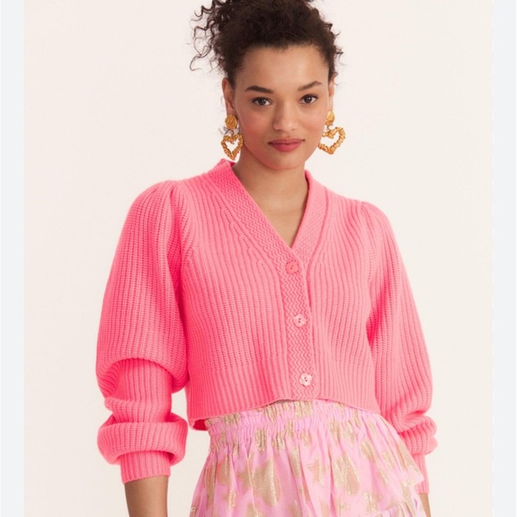 loveshackfancy avignon cropped cardigan